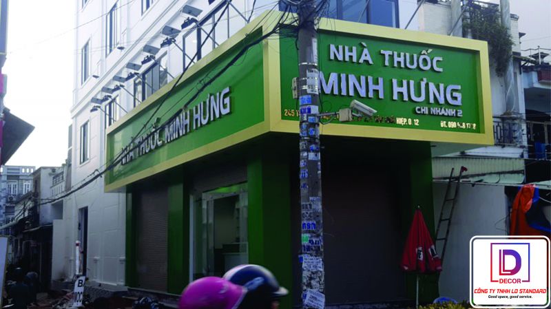 Thiết Kế Thi Công Hệ Thống Nhà Thuốc Minh Hưng