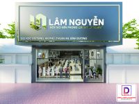 Thiết Kế Thi Công Shop Thời Trang Nam Lâm Nguyễn Tại Bình Dương